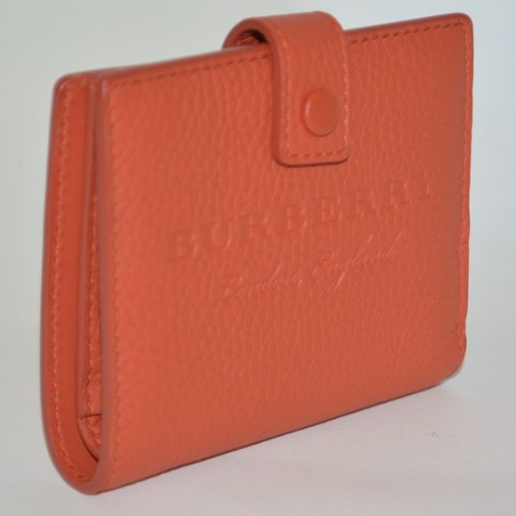 NWT BURBERRY  SOFT LEATHER LAKESIDE BI - FOLD WALLET - Picture 1 of 9